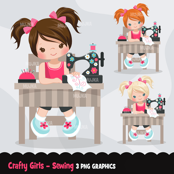 Kit Digital Costureira  1