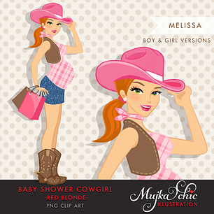 Kit Digital Cowgirl Meninas 