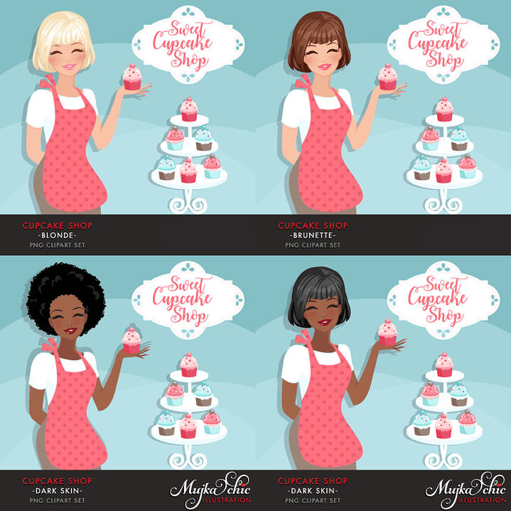 Kit Digital Cupcakes  1