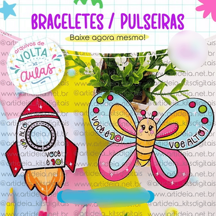 Arquivo Volta ás Aulas Braceletes/Pulseiras 1