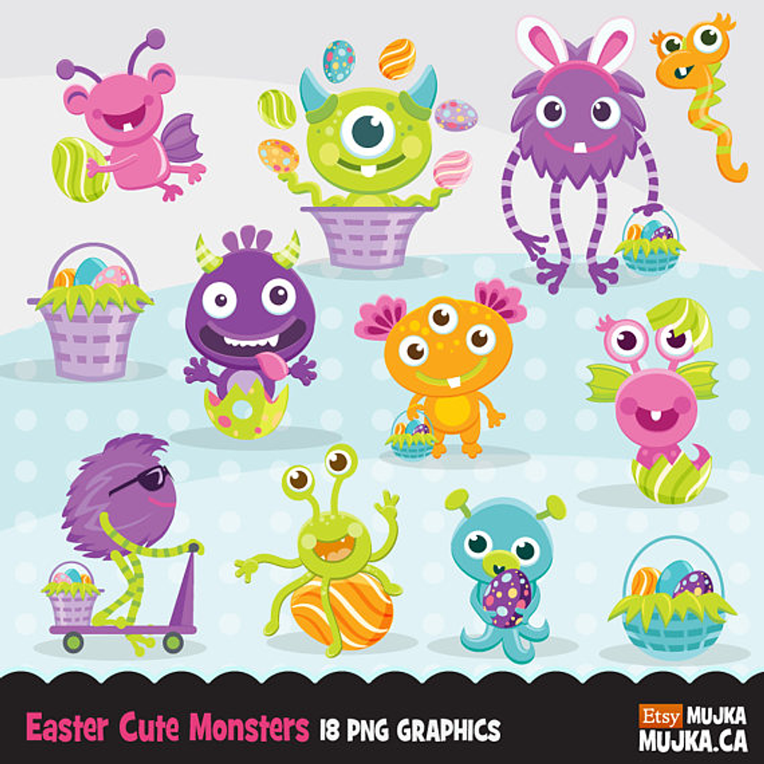 Kit Digital Monstrinho 1