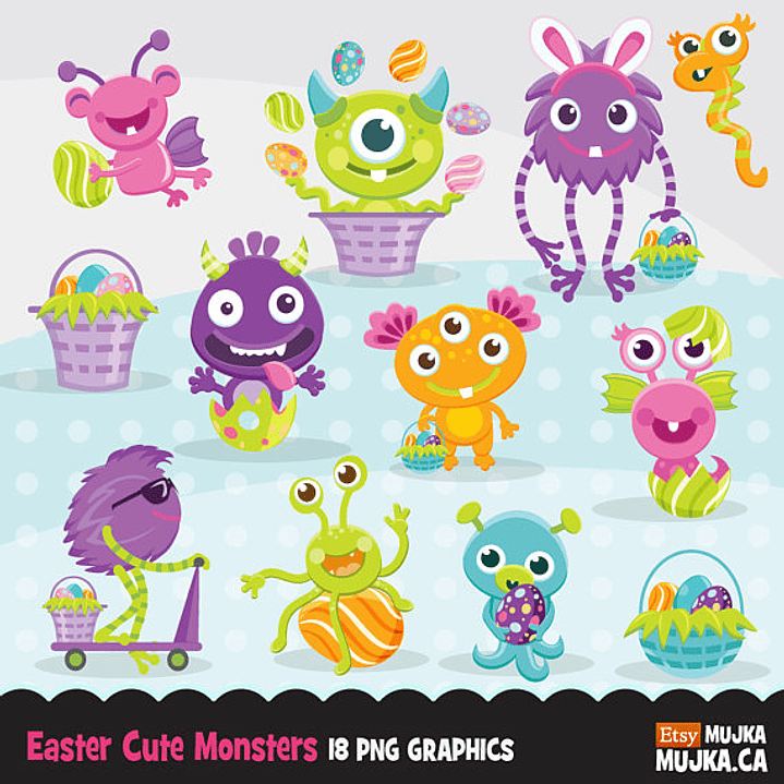 Kit Digital Monstrinho 1