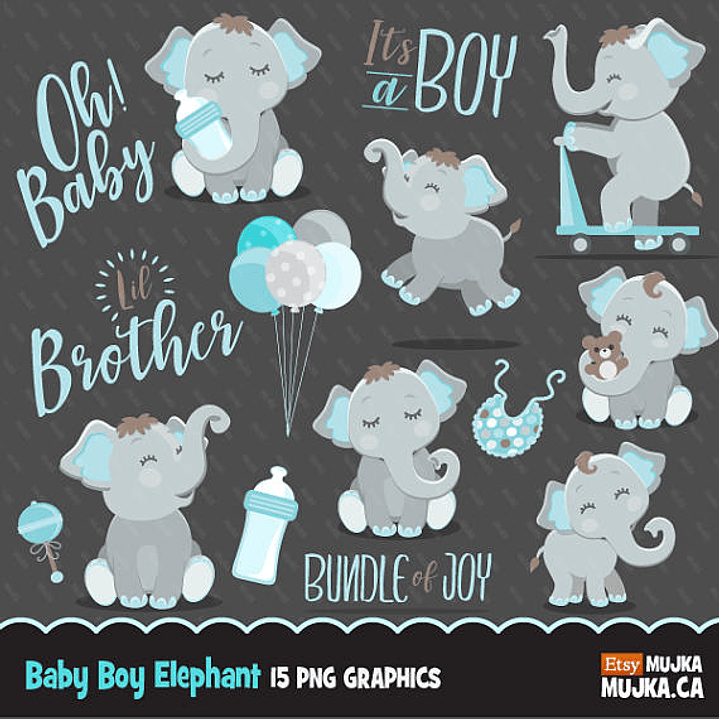 Kit Digital Elefante Baby 1