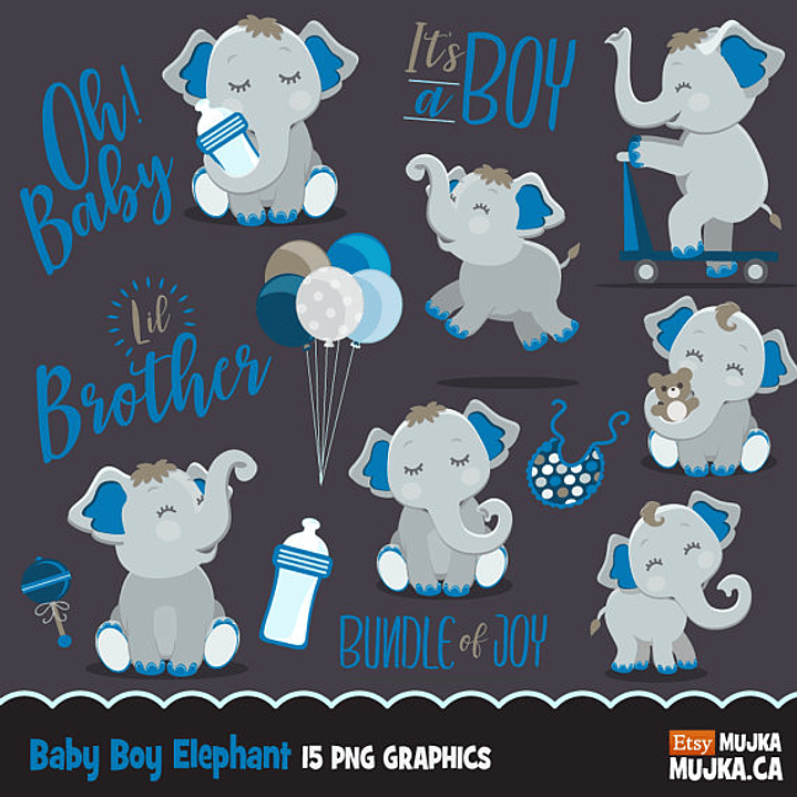 Kit Digital Elefante Baby 1