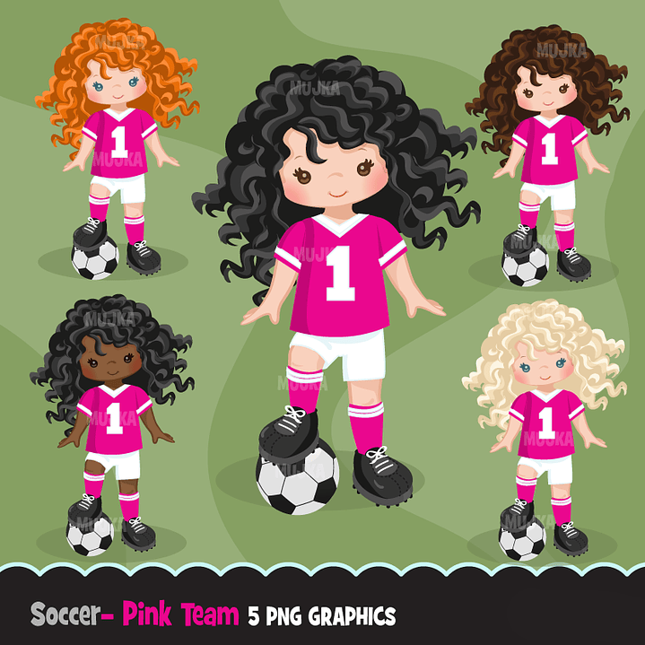 Kit Digital Futebol Menina 1