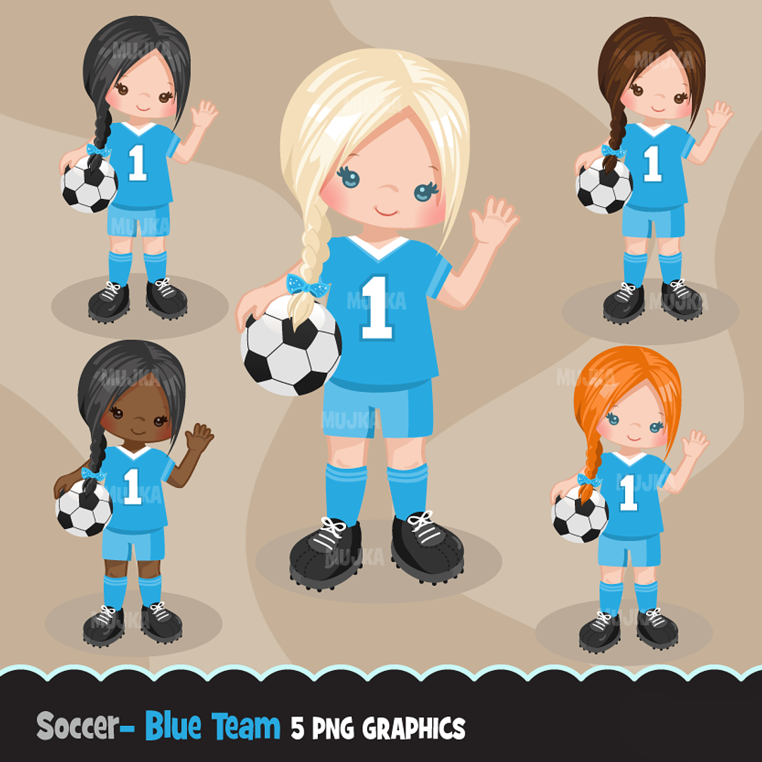 Kit Digital Futebol Menina 1