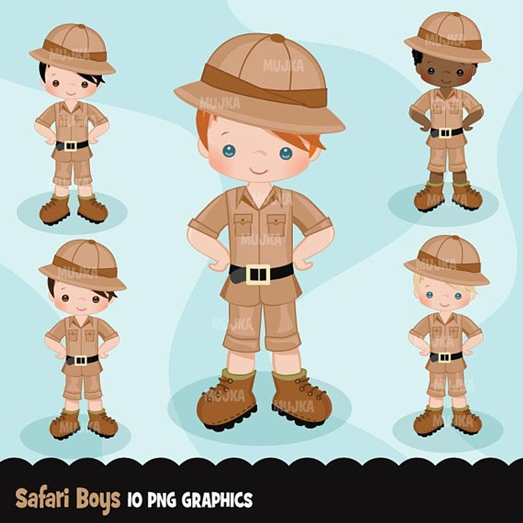 Kit Digital Safari Menino 1