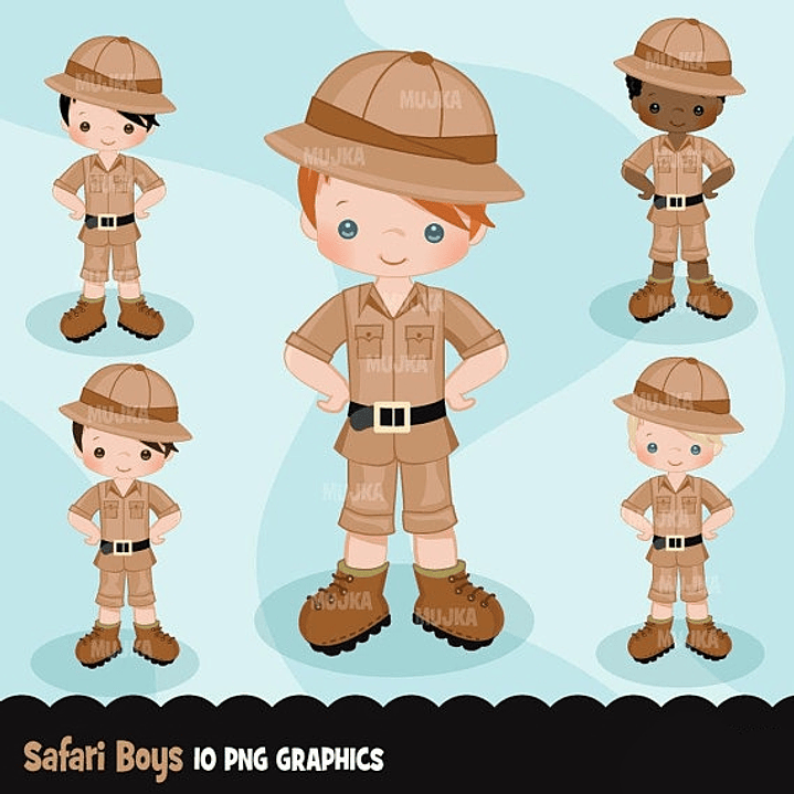 Kit Digital Safari Menino 1