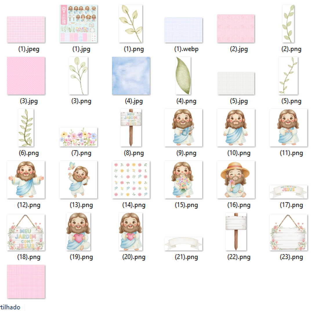 Kit Digital Jardim com Jesus  2