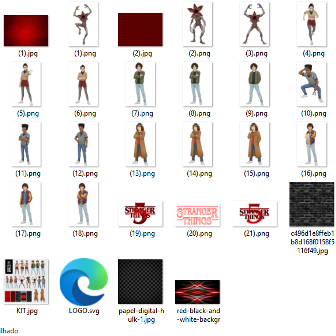 Kit Digital Stranger Things  2