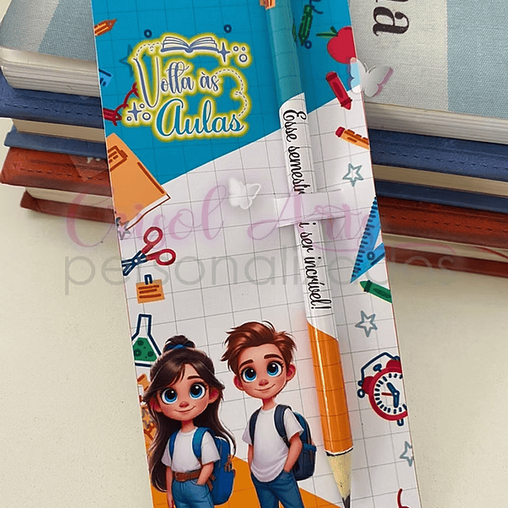 Arquivo Volta as Áulas Card Caneta e Lápis  1