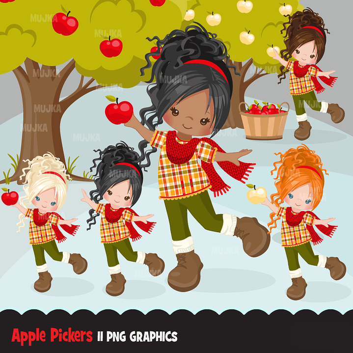 Kit Digital Colhendo Maçã  1