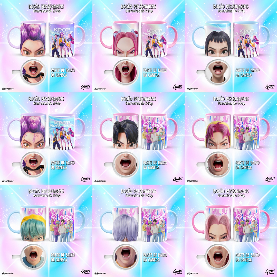 Arquivo Canecas Bocão Guerreiras do K-Pop 1