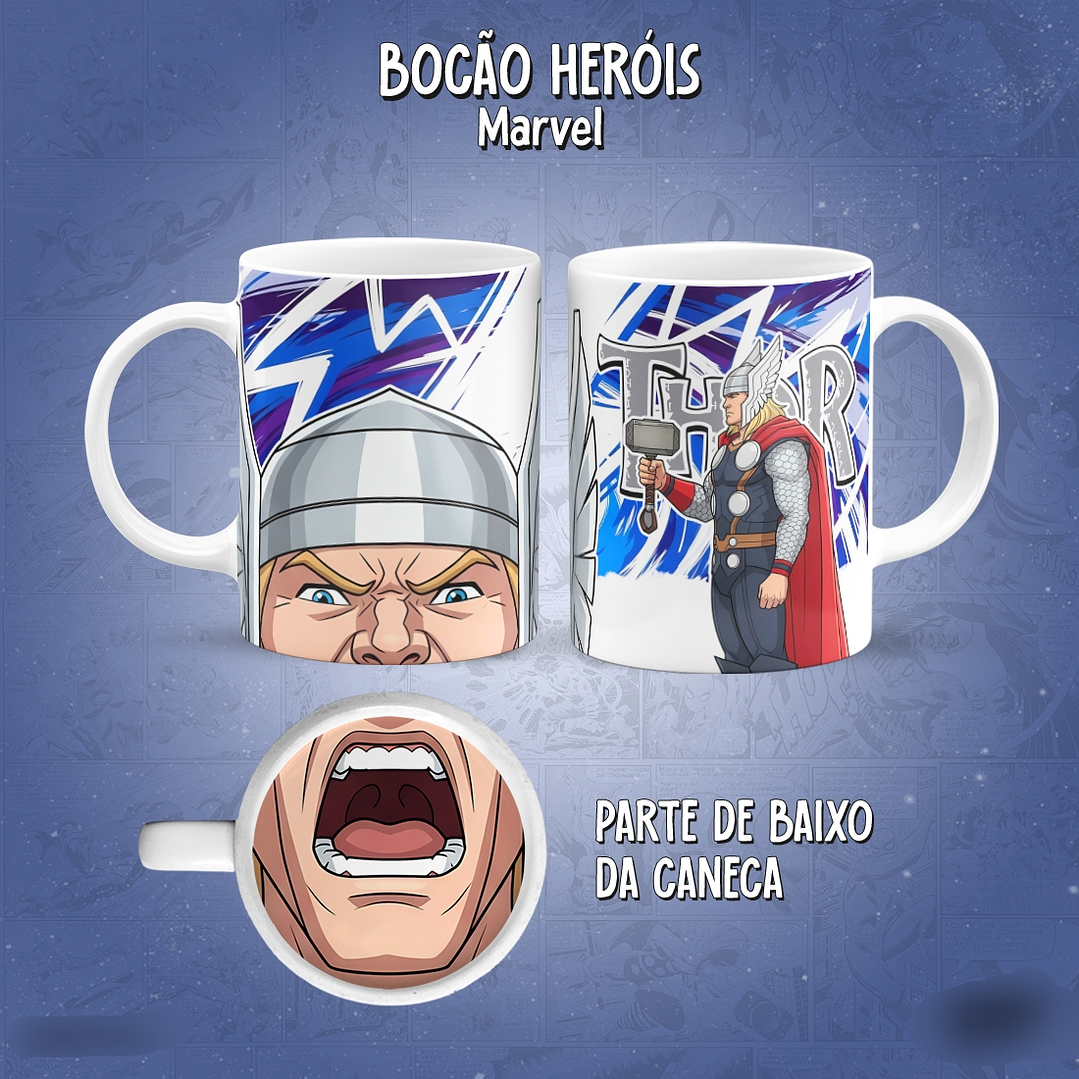 Arquivo Canecas Bocão Marvel Vol 1 3