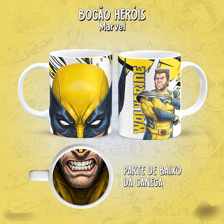 Arquivo Canecas Bocão Marvel Vol 1 4