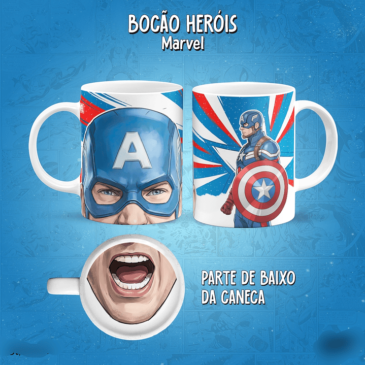 Arquivo Canecas Bocão Marvel Vol 1 5