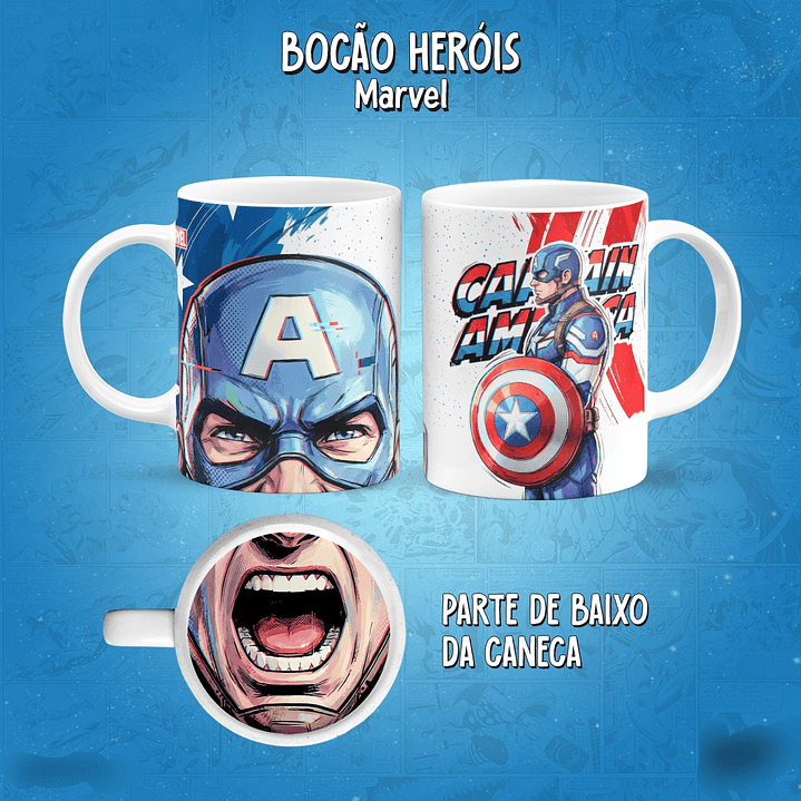 Arquivo Canecas Bocão Marvel Vol 1 6