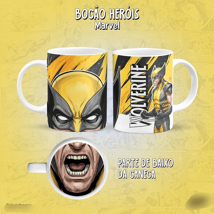 Arquivo Canecas Bocão Marvel Vol 1 8