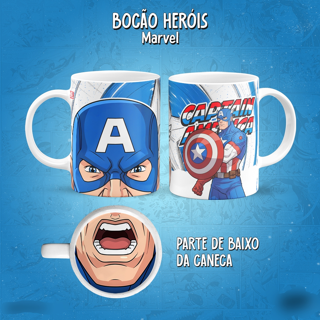 Arquivo Canecas Bocão Marvel Vol 1 10