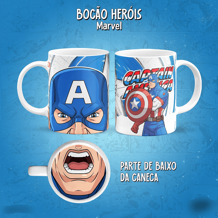 Arquivo Canecas Bocão Marvel Vol 1 10