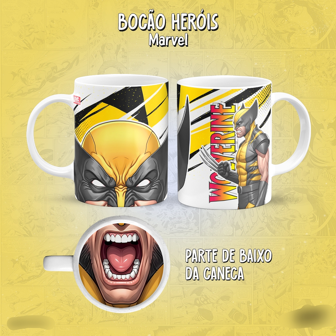 Arquivo Canecas Bocão Marvel Vol 1 11