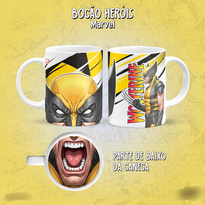 Arquivo Canecas Bocão Marvel Vol 1 11