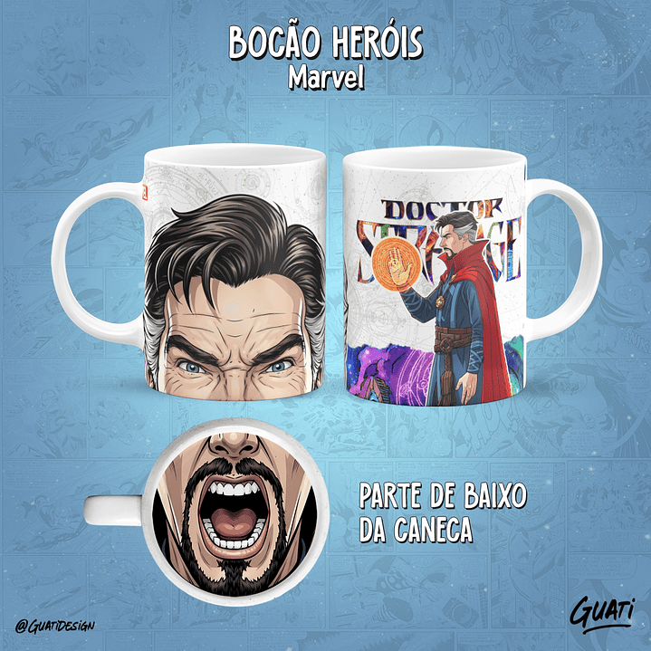 Arquivo Canecas Bocão Marvel Vol 1 12