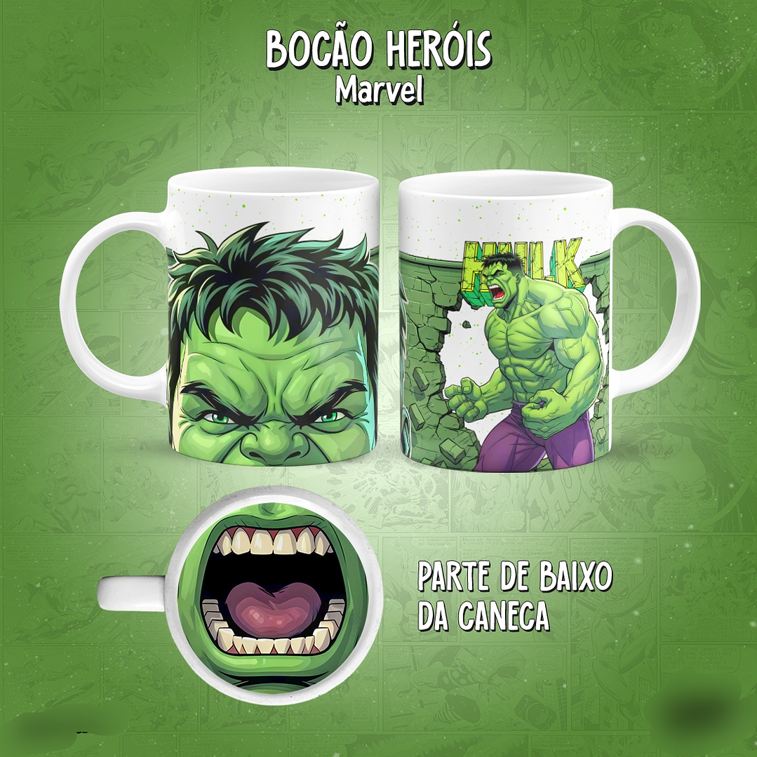 Arquivo Canecas Bocão Marvel Vol 1 15