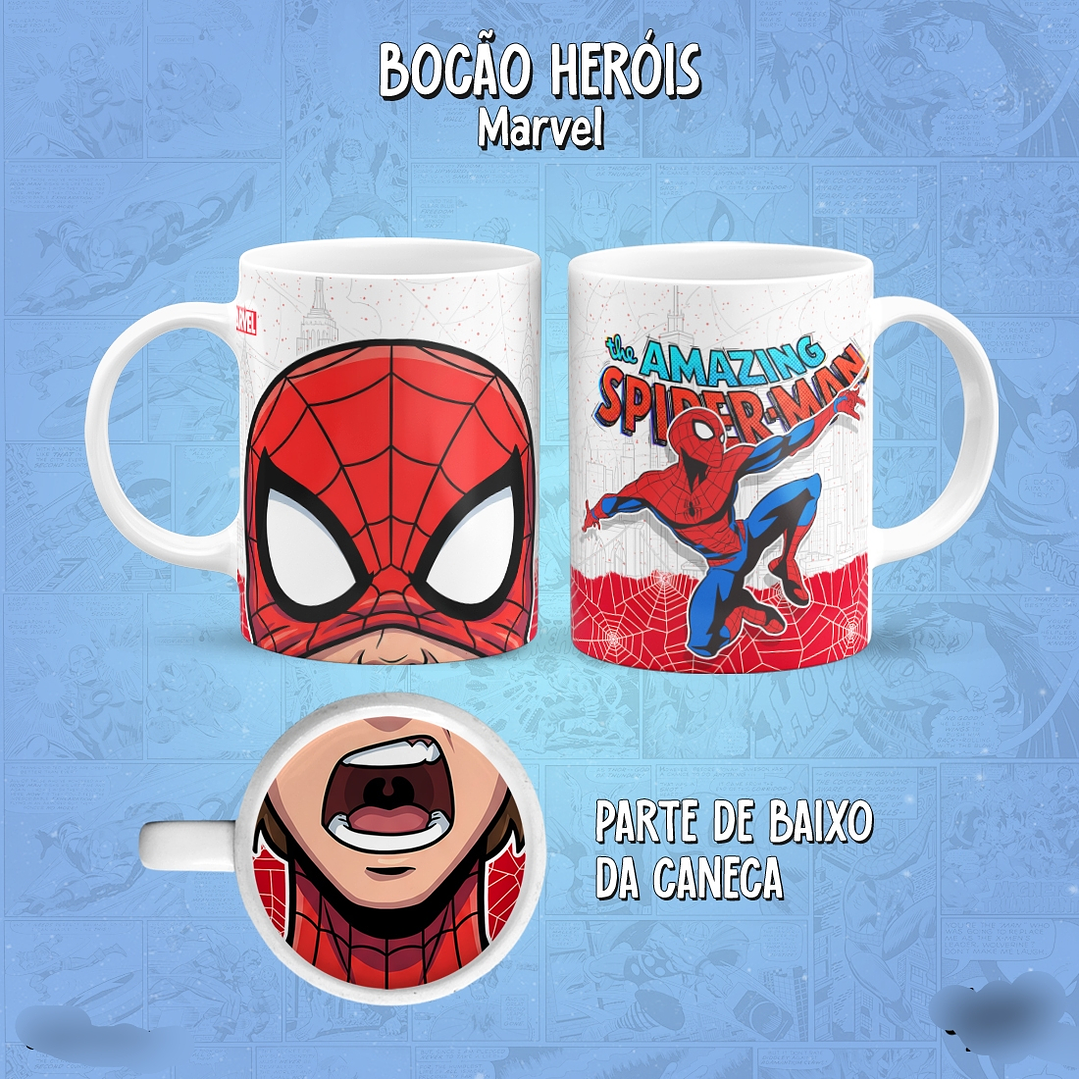Arquivo Canecas Bocão Marvel Vol 1 16