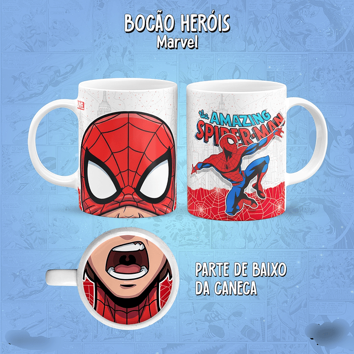 Arquivo Canecas Bocão Marvel Vol 1 16