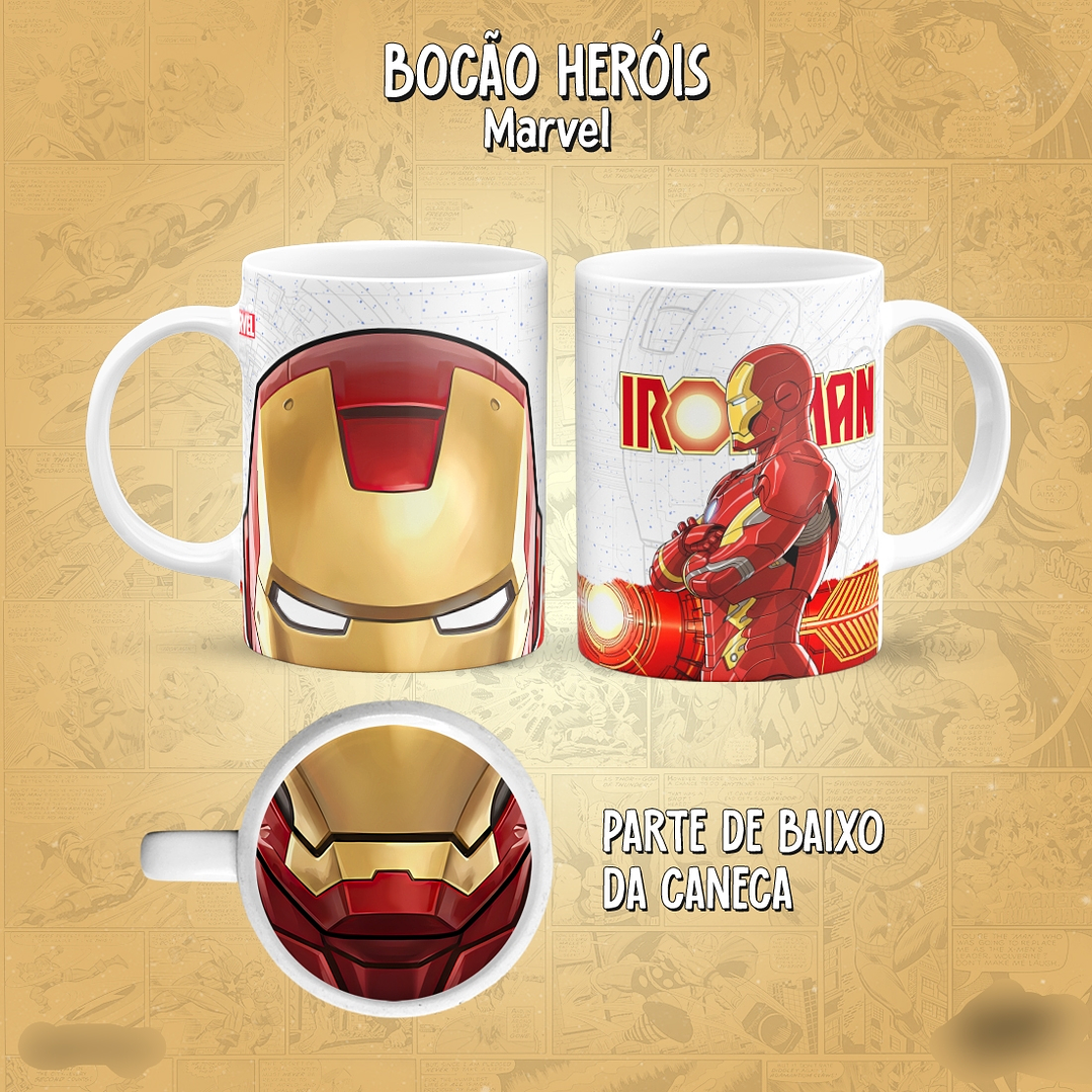 Arquivo Canecas Bocão Marvel Vol 1 17