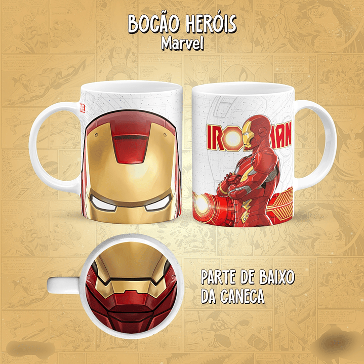 Arquivo Canecas Bocão Marvel Vol 1 17