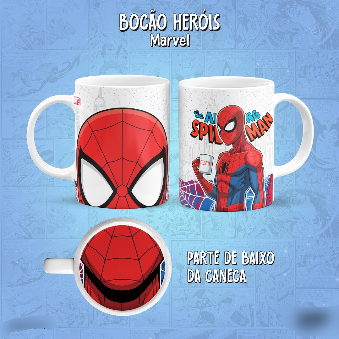 Arquivo Canecas Bocão Marvel Vol 1 23