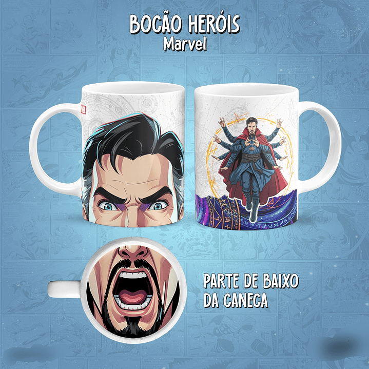 Arquivo Canecas Bocão Marvel Vol 1 25