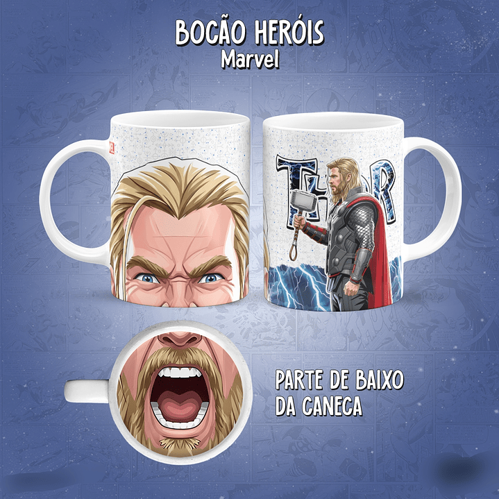 Arquivo Canecas Bocão Marvel Vol 1 26