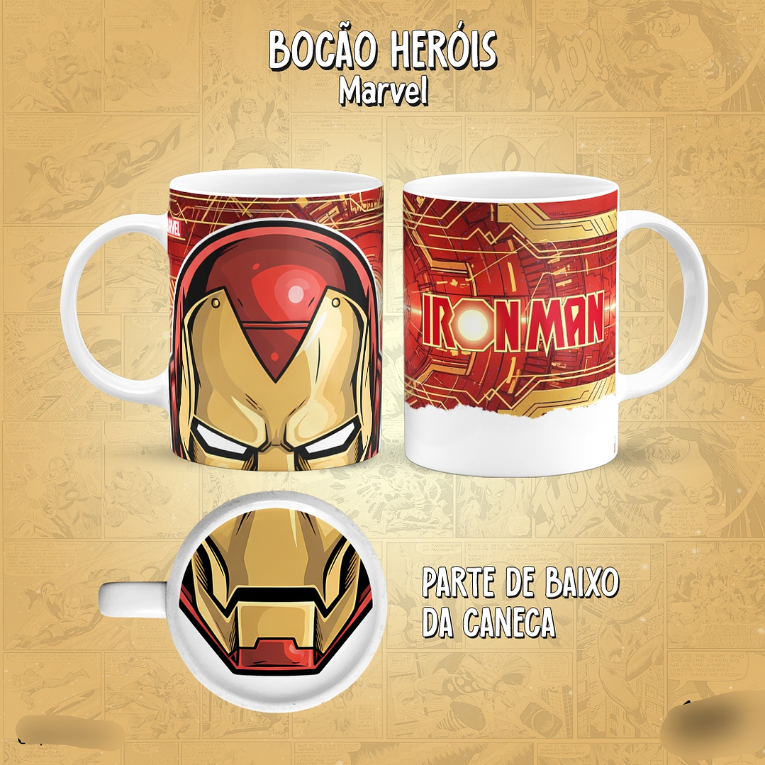 Arquivo Canecas Bocão Marvel Vol 1 28
