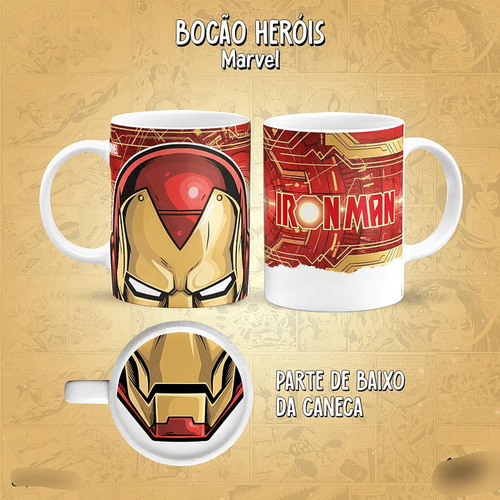 Arquivo Canecas Bocão Marvel Vol 1 28