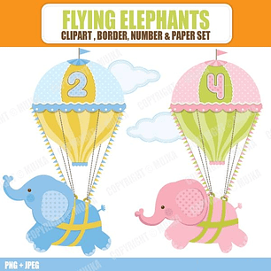 Kit Digital Elefante Baby