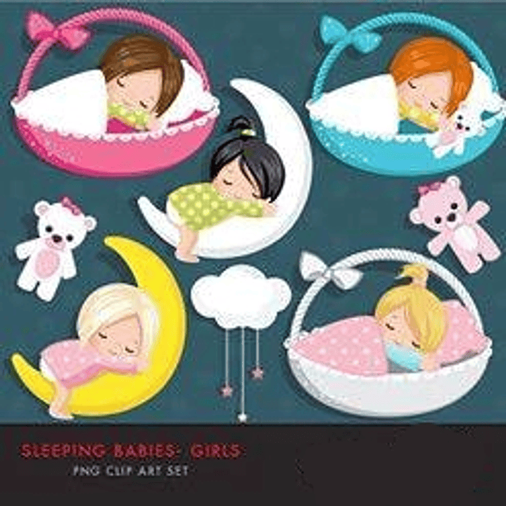 Kit Digital Meninas na Lua 1