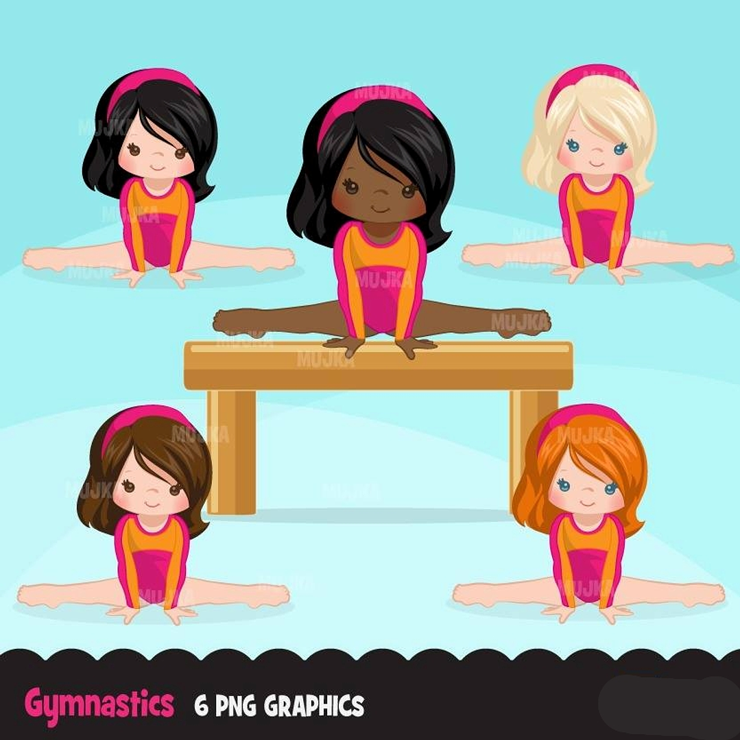 Kit Digital Mneninas Na Ginastica Trampolim 1