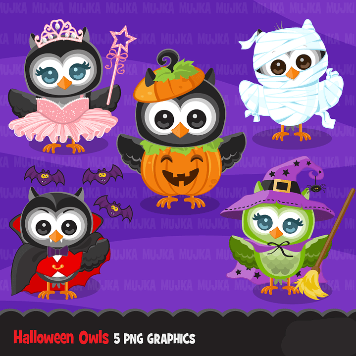 Kit Digital Corujinhas do Walloween 1