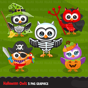 Kit Digital Corujinhas do Walloween