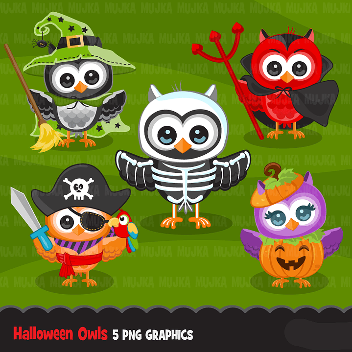 Kit Digital Corujinhas do Walloween 1