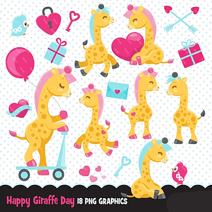 Kit Diital Girafinhas 