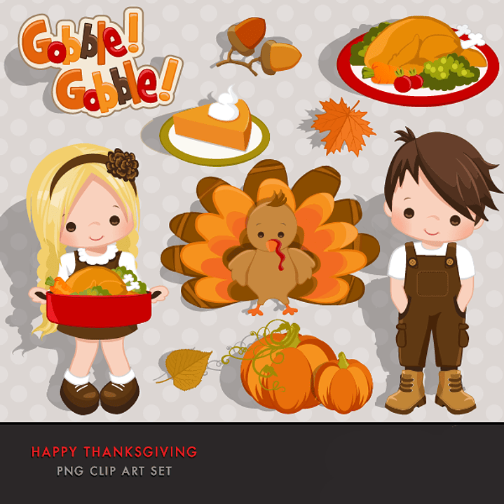 Kit Digital Dia de Ação de Graças  1