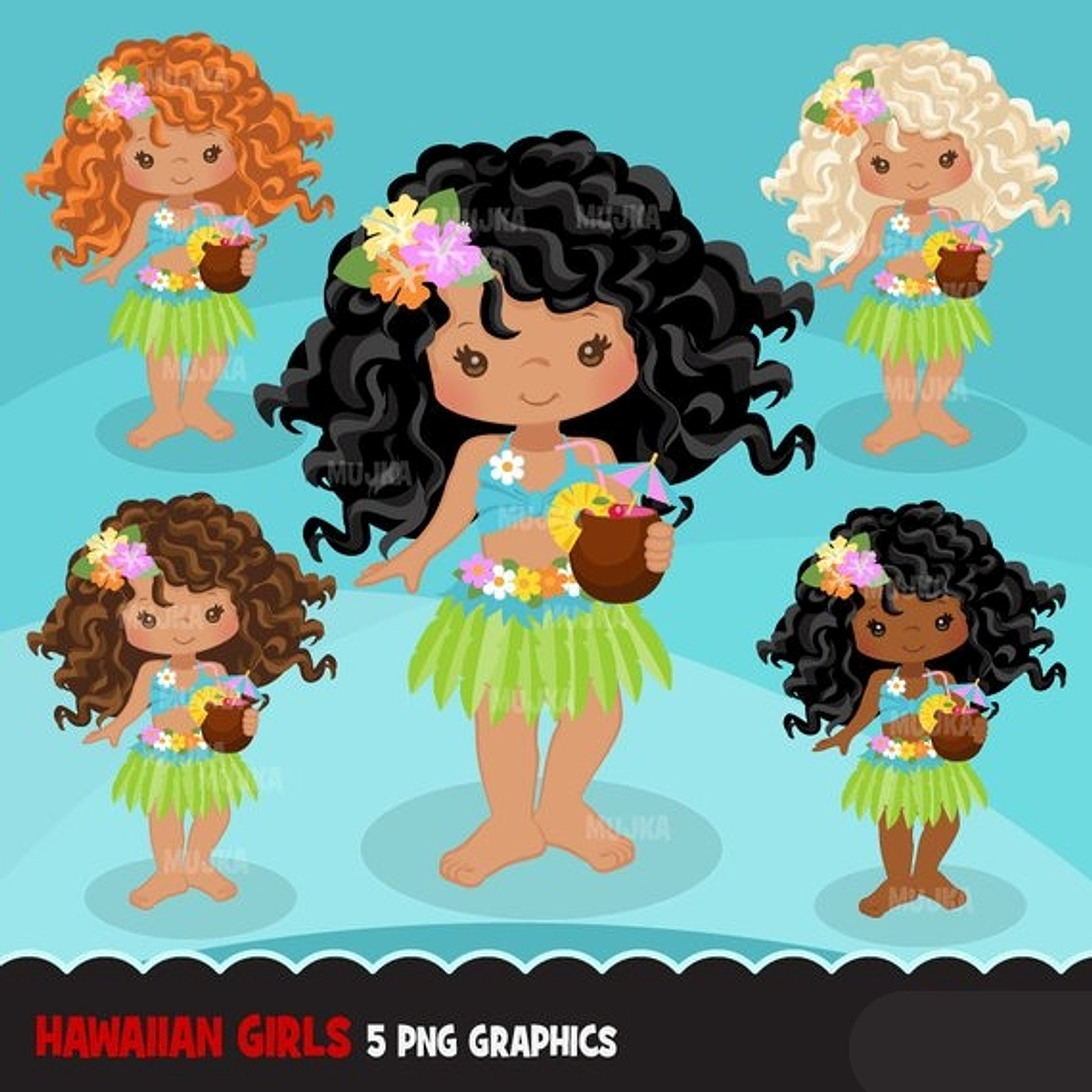 Kit Digital Meninas Havaianas  1