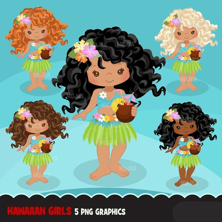 Kit Digital Meninas Havaianas  1