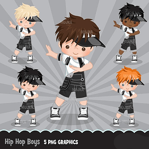 Kit Digital Hip Hop Boys
