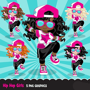 Kit Digital Menina Descolada Hip Hop