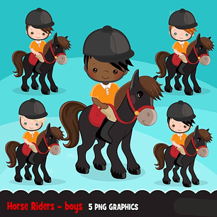 Kit Digital Meninos Cavaleiros